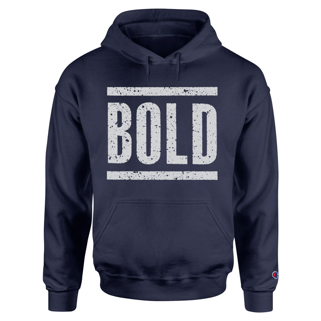 Bold "Today We Live (Navy)" -  Hooded Sweatshirt