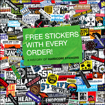 Thomas Rackow "Free Stickers With Every Order!: A History Of Hardcore Stickers" - Book