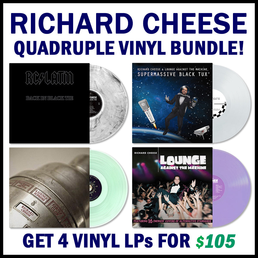 Richard Cheese "Quadruple Vinyl Set" - Bundle