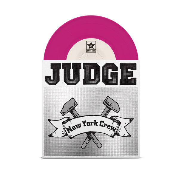 JUDGE New York Crew 7 ミスプレス レコード REV014-Judge-Opaque-Pink-Vinyl