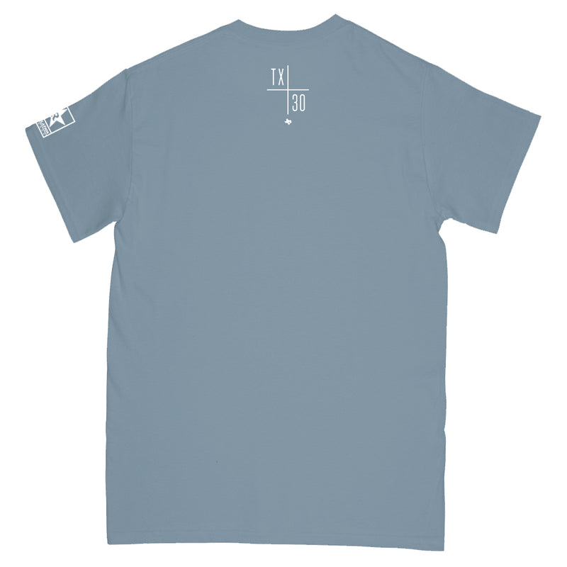 Texas Is The Reason "A Jack With One Eye (Stone Blue)" - T-Shirt