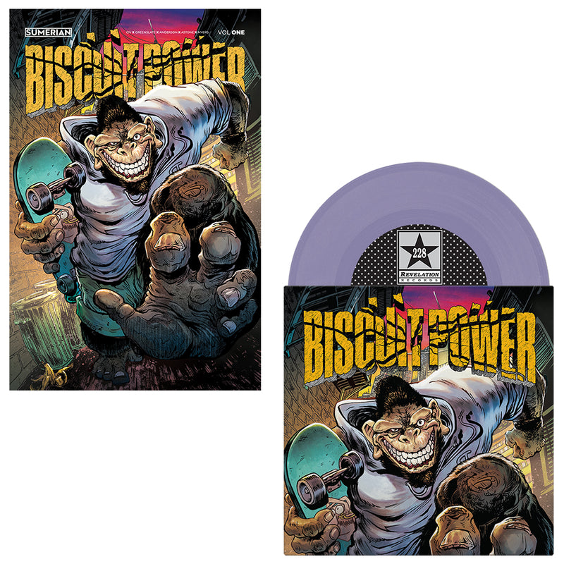Gorilla Biscuits "Biscuit Power" - Softcover Book+7"