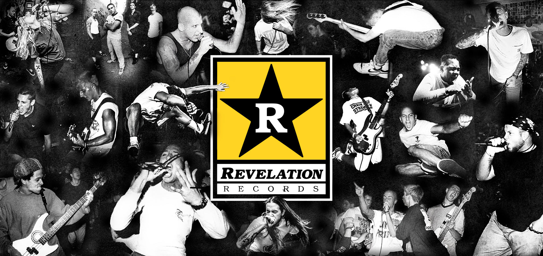 Revelation Records Banner Live Photo Collage