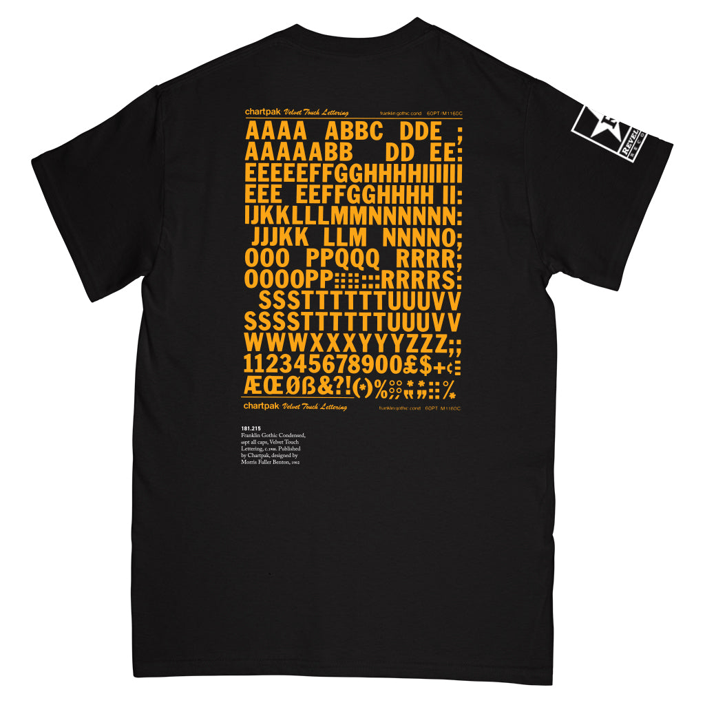 Radio Silence X Revelation Records "ChartPak" - T-Shirt