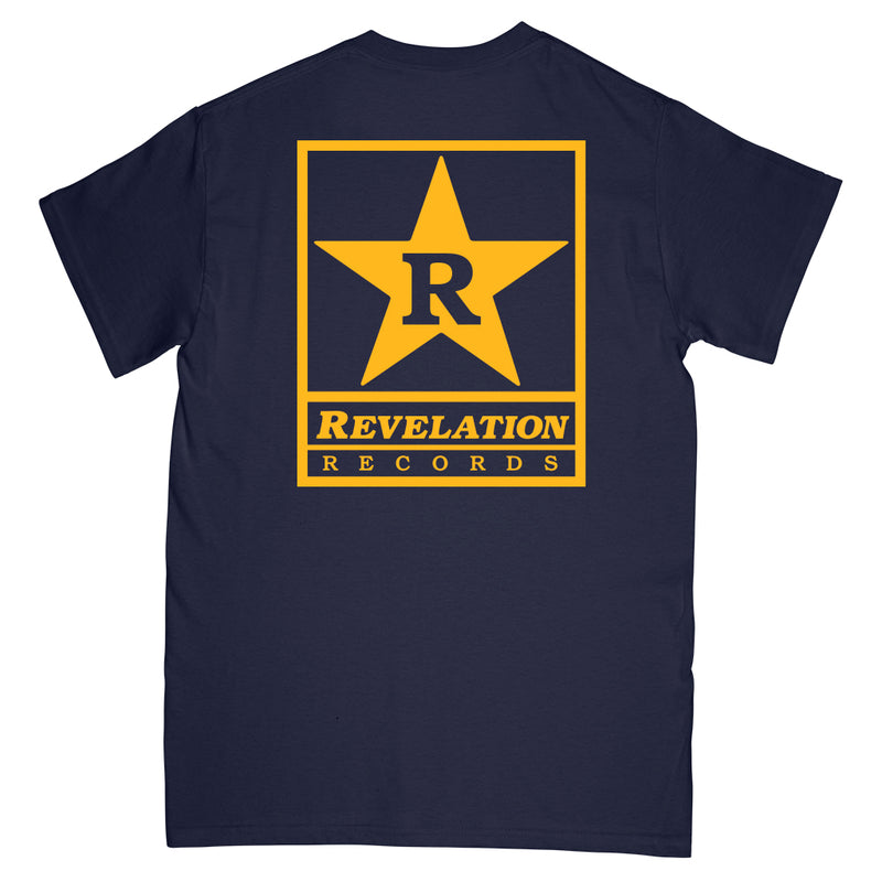 Revelation Records "Logo (Navy With Gold)" - T-Shirt