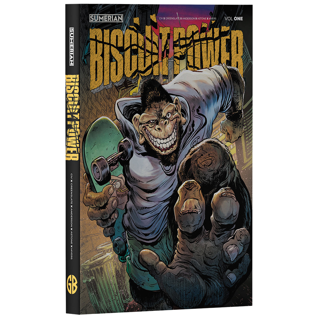 Gorilla Biscuits "Biscuit Power" - Hardcover Book