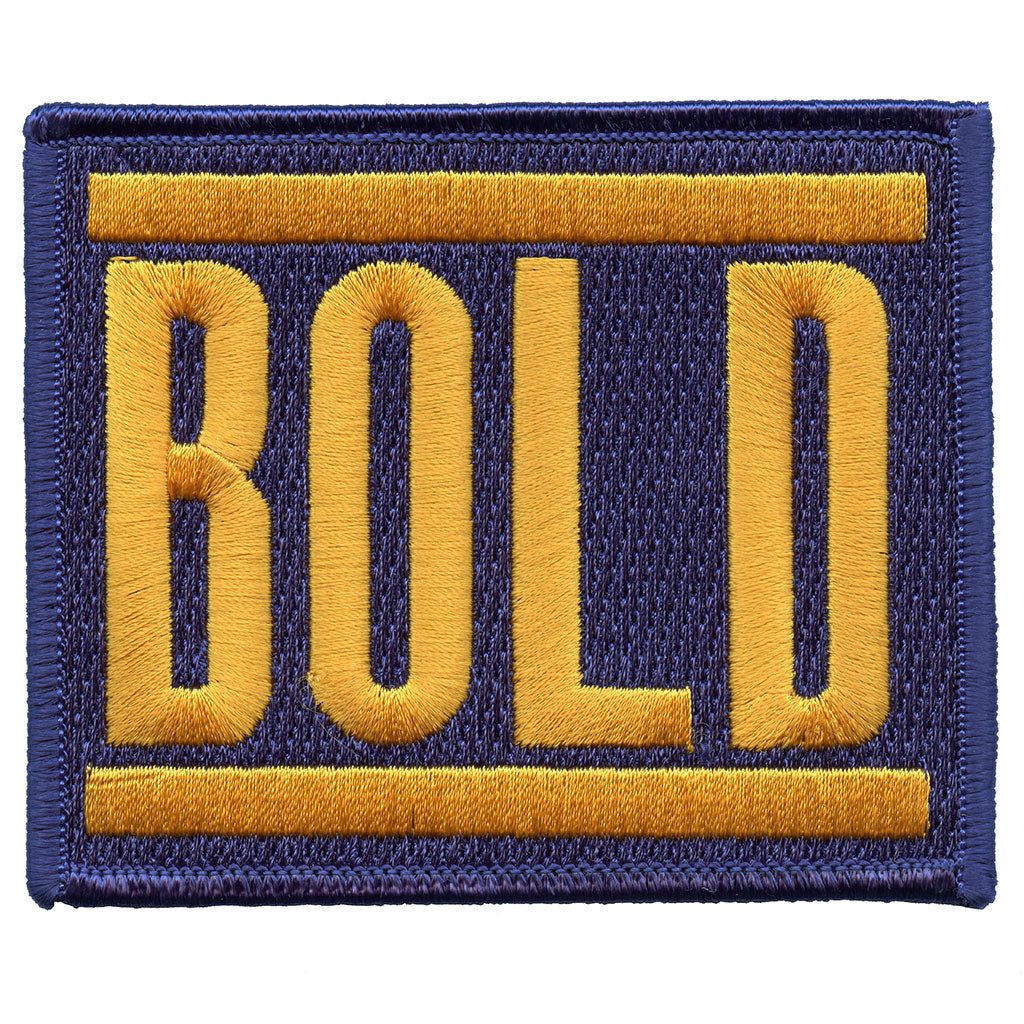Bold "Logo" - Embroidered Patch