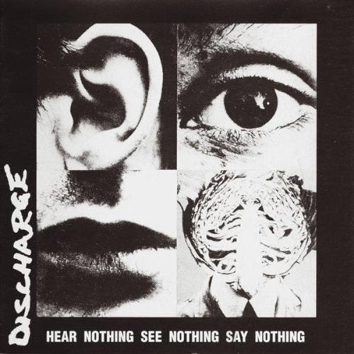 Discharge Hear Nothing UK LP レコード Discharge 