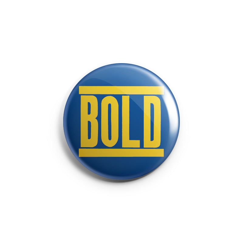 REVBTN84 Bold "Logo (Yellow On Blue)" -  Button