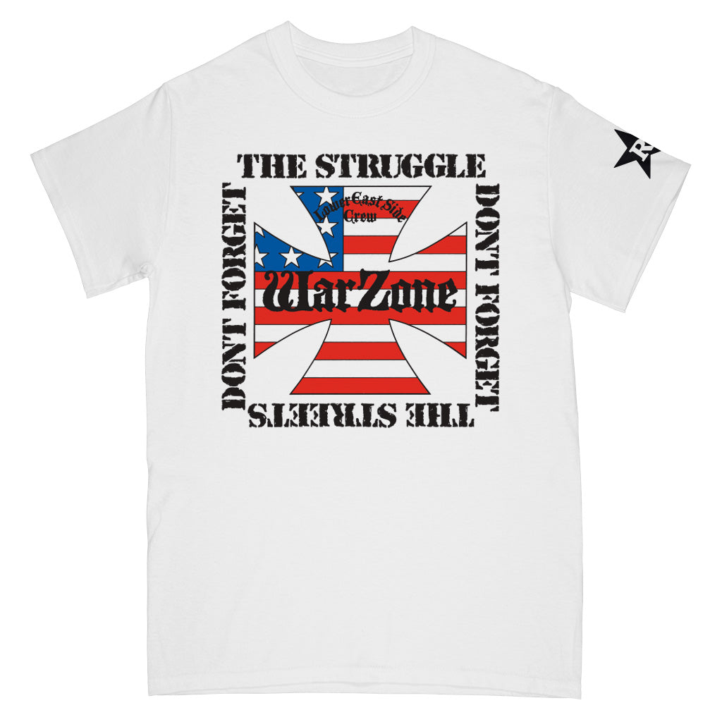 REVSS163 Warzone "Don't Forget The Struggle Don't Forget The Streets" - T-Shirt Front