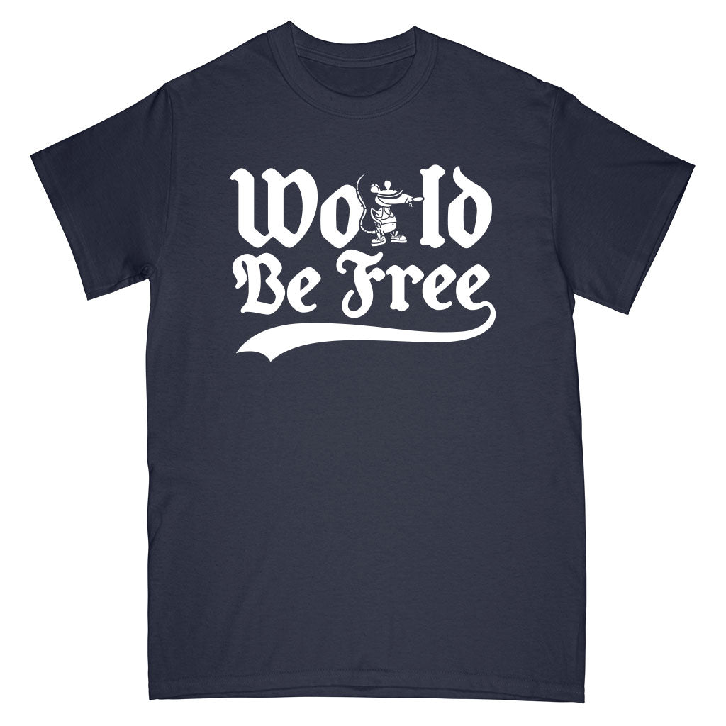 World Be Free "Rev Rat (Navy)" - T-Shirt