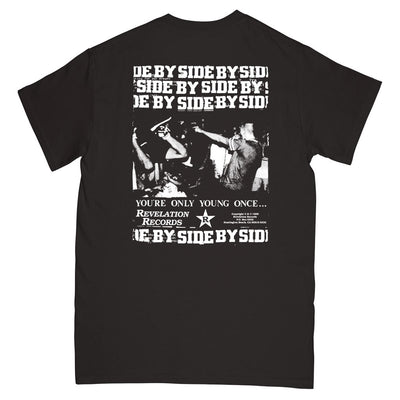 Side By Side "Side By Side By Side (Black)" - T-Shirt