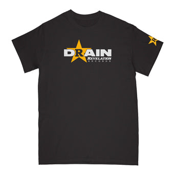 REVSS982S Drain "Rev Logo (Black)" - T-Shirt Front