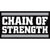 Chain Of Strength "Logo (Medium Black)" - Sticker