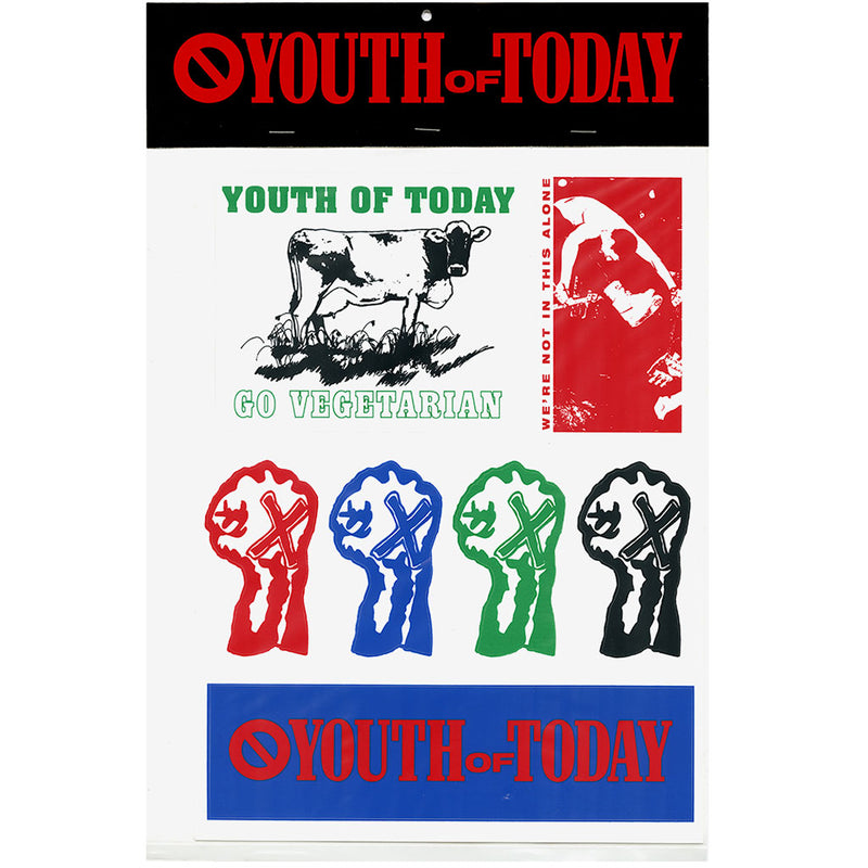 Youth Of Today "Sticker Pack" -  Sticker