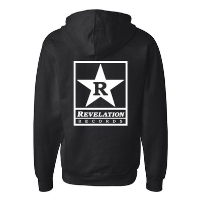 Revelation Records "Logo (Black)" - Zipper Hooded Sweatshirt