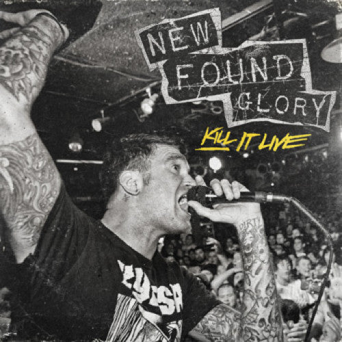 B9R198 New Found Glory "Kill It Live" 2XLP/CD Album Artwork