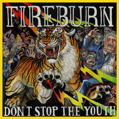CLCR052-1 Fireburn "Don't Stop The Youth" 12"ep Album Artwork