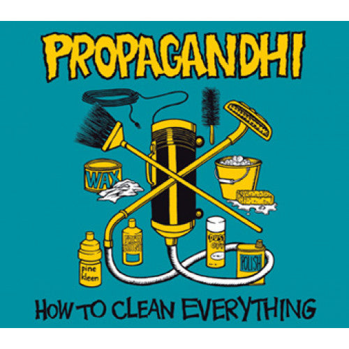 FAT911 Propagandhi "How To Clean Everything: 20th Anniversary Edition" LP/CD Album Artwork