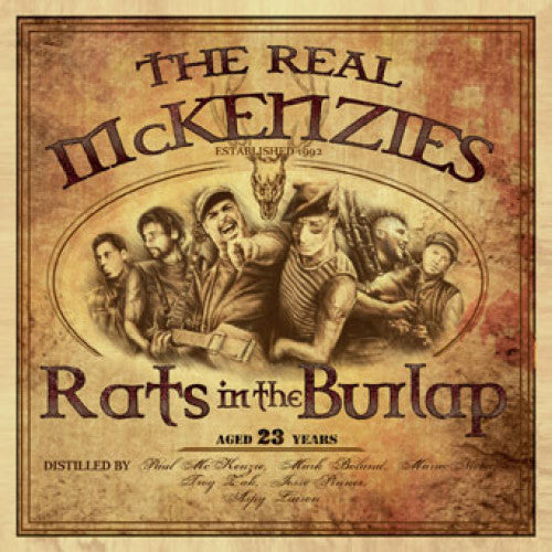 FAT941-1 The Real McKenzies "Rats In The Burlap" LP Album Artwork