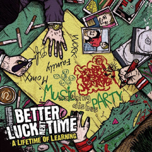 GKKT011-2 Better Luck Next Time "A Lifetime Of Learning" CD Album Artwork