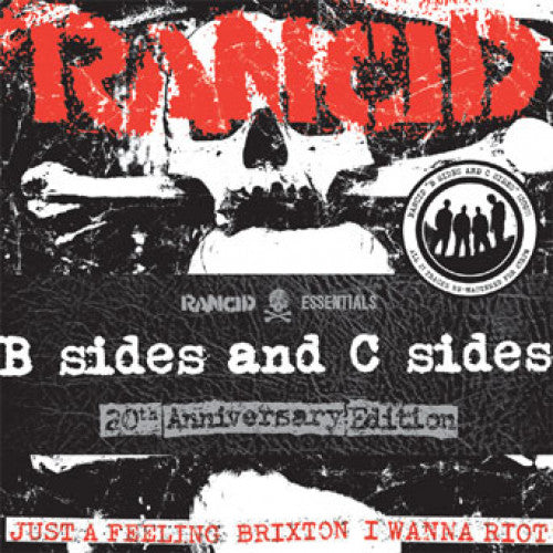 PIR067-1 Rancid "B Sides And C Sides: 20th Anniversary Edition" 7" Pack 7x7" Album Artwork