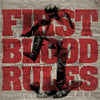 PNE199-1/2 First Blood "Rules" LP/CD Album Artwork