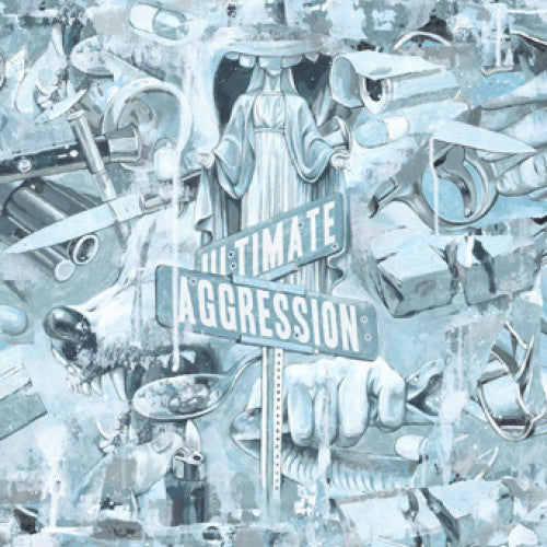 PNE234 Year Of The Knife "Ultimate Aggression" LP/CD Album Artwork