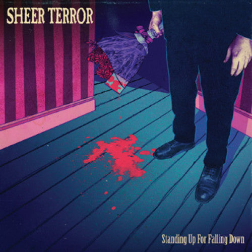 REAP068-1 Sheer Terror "Standing Up For Falling Down" LP Album Artwork