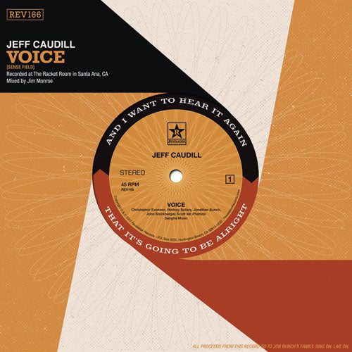 REV166 Jeff Caudill "Voice b/w Wishing Well" 7" Album Artwork
