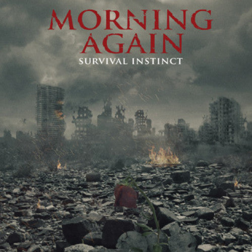 REV177-1 Morning Again "Survival Instinct" 7" - Grey Album Artwork