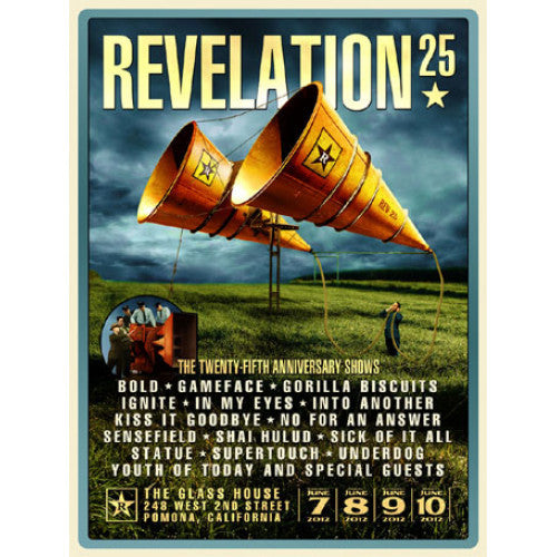 THE WILLARD 25周年記念ポスター Revelation Records 