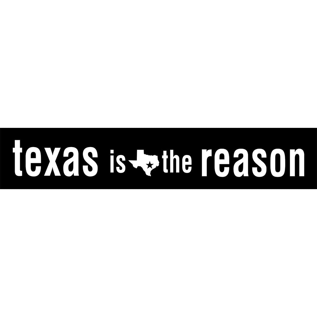 Texas Is The Reason "Logo (Long)" - Sticker