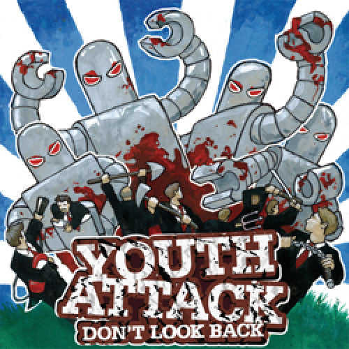 TF015-2 Youth Attack "Don't Look Back" CD Album Artwork