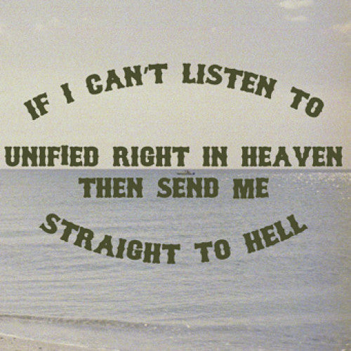 TRIPB82-1 Unified Right "Straight To Hell" LP - 180 Gram Vinyl Album Artwork