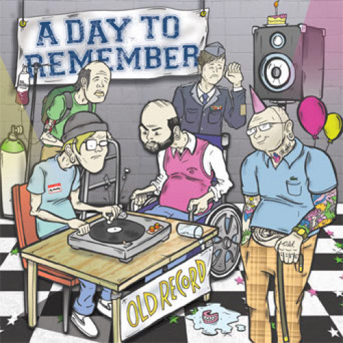 VIC494-1 A Day To Remember "Old Record" LP  Album Artwork