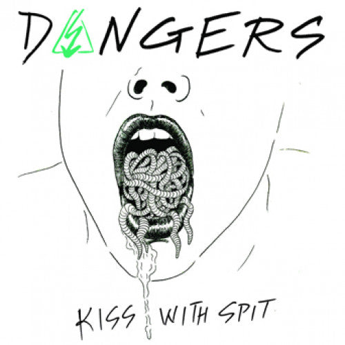 VITR47-1 Dangers "Kiss With Spit" 7" Album Artwork
